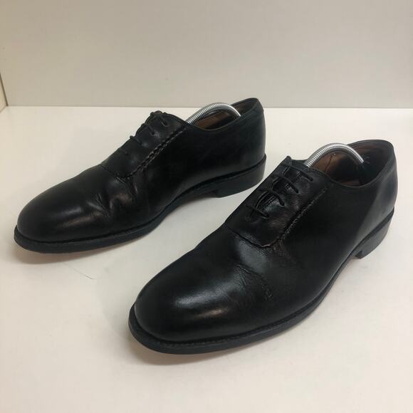 EXCELLENT Alden Men's 912 Oxford Black Calfskin U-Throat Men's Size 11.5 A/C - Picture 5 of 11